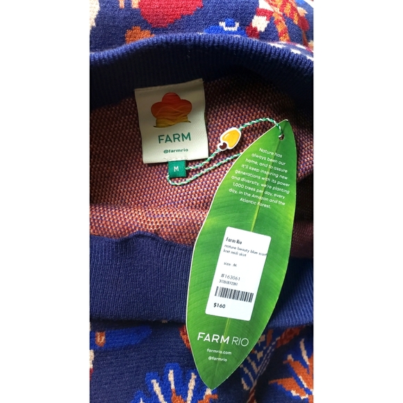 Farm Rio Nature Beauty Scarf Knit Midi Skirt - Picture 11 of 11